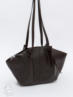 Сумка женская кожаная 2394-1Y coffee Polina&Eiterou