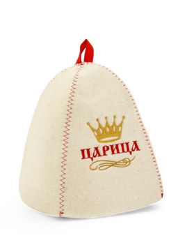 Шапка для бани и сауны Царица, полиэфир 70%, шерсть 30% - Simaland фото 2