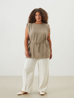 Bisiklet Yaka Ku?akl? Bluz