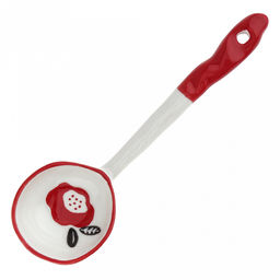 Кармен Ложка фарфоровая 17,1х5,2х2,3см, с деколью, отводка (Китай) Цена указана за штуку. В коробке 2 штуки. - Домашняя Мода фото 3