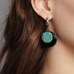 Серьги из муранского стекла MINT ECLIPSE LS3235 - Vloes фото 2