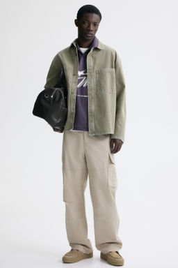 Pantal?n cargo de algod?n Relaxed Fit - H&m фото 4
