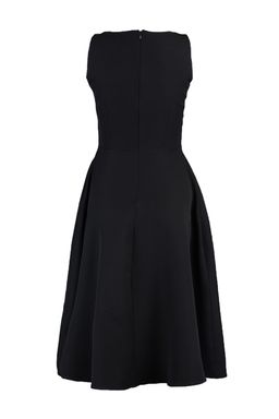 TRENDYOLMILLA Siyah Belden Ac?lan Pileli Midi Dokuma Elbise TWOSS20EL0980  фото 18