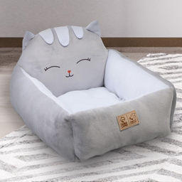 Лежанка с бортиком Милый котёнок 45х38х22 см