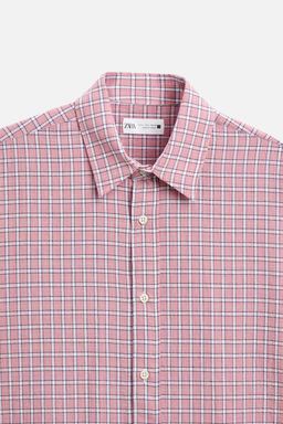 LIGHTWEIGHT CHECK SHIRT - Zara фото 8