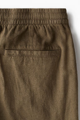 Pantal?n en mezcla de lino Relaxed Fit - H&m фото 10