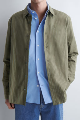 CAMISA DE POPEL?N DE ALGOD?N PIMA RELAXED FIT - H&m фото 8