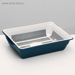 Туалет глубокий с сеткой 36×25×9 см, микс цветов