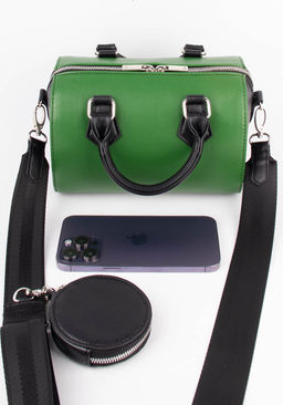 Модель №1513 | кожзам | гладкий | зеленый | Р924-30 | 33044 - L-craft фото 2