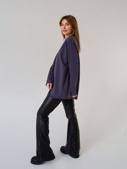 Лонгслив Basic, графит - Inzibe фото 6