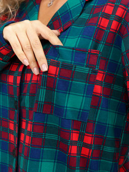 941 Пижама "Зеленая клетка"