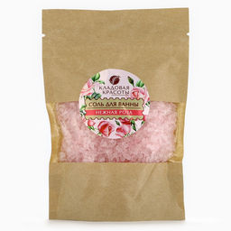 Соль для ванны, 150 г, аромат нежной розы, Кладовая красоты  фото 2