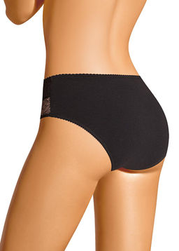 CLE C1165 Трусы жен. Кружево хлопок чёрный - Clever wear фото 2