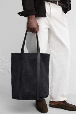 LEATHER SHOPPER BAG - LIMITED EDITION - Zara фото 2
