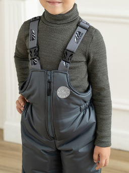 Полукомбинезон детский серый