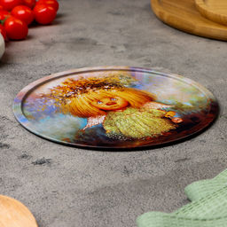 Поднос Ангел хорошего настроения, 20 х 0,4 х 0,32 см, металл - Simaland фото 2