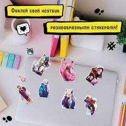 Альбом Геройские стикеры, 17 24 см, Аниме - Буква-ленд фото 5