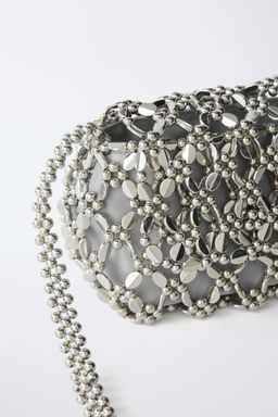 BOLSO ABALORIOS / Plata - Zara фото 3