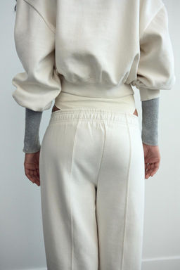 STRAIGHT-LEG PLUSH TROUSERS - Zara фото 38