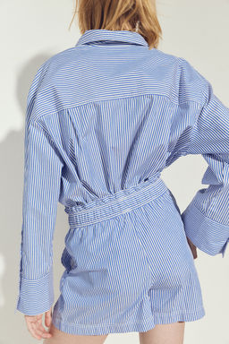 Camisa de algodon con diseno de rayas - H&m фото 5