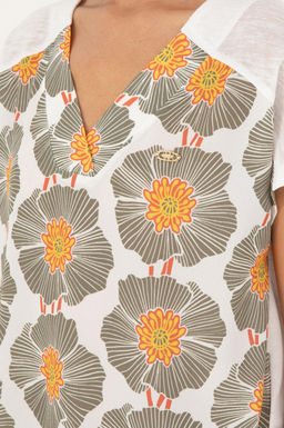 U. S. Polo Assn / Женская футболка цвета экрю - U.s. polo assn фото 7