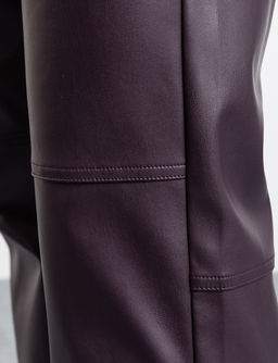 VILATTE / Брюки из эластичной, формоустойчивой эко-кожи  фото 4