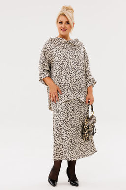 Костюм Anastasia 1158 платина (анималистический принт)