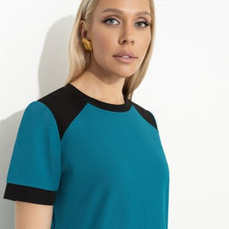 Платье с накладными карманами За день до отпуска (green) - Charutti фото 3