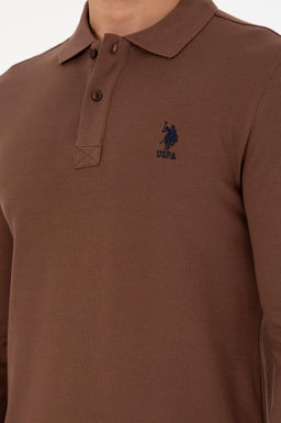 Мужская коричневая базовая толстовка Неожиданная скидка в корзине - U.s. polo assn фото 7