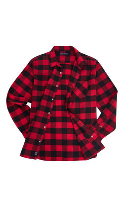 Рубашка фланель F121-0460 red-black - Fine joyce фото 7