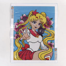 Алмазная мозаика с полным заполнением на холсте «Лунная принцесса», 30×40 см