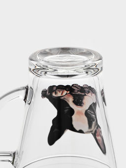 Цена за 15 шт. Кружка Green tea «Кофейные сны», 300 мл, стекло, рисунок МИКС