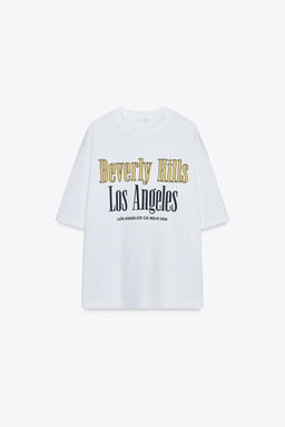 T-SHIRT WITH SLOGAN - Zara фото 19