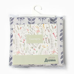 Скатерть Доляна Аir flowers 145*220 см, 100% п/э  фото 8