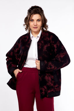 Костюм Olga Style С907 черный-бордовый