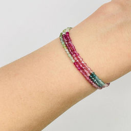 Бусины для украшений из Турмалина микс (160 бусин) 40 см