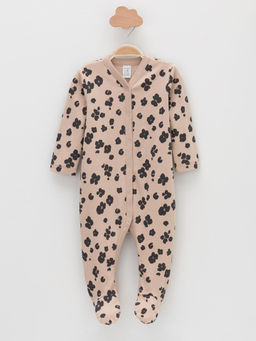 К 6025-2уп/тем.бежевый Н096,бежевый Н085.1 набор комбинезон (слип) яс