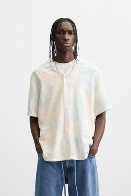 ABSTRACT PRINT SHIRT - Zara фото 10