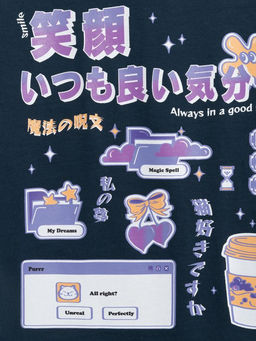 ACOOLA / Футболка детская для девочек Miho темно-синий  фото 4