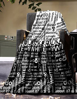 Плед Аэро Софт PAVLine Black&White