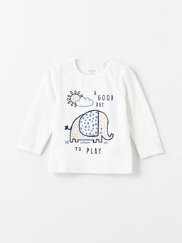 Bisiklet Yaka Uzun Kollu Erkek Bebek Pijama ?st