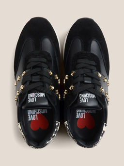 Женские кроссовки LOVE MOSCHINO DAILY RUNNING Артикул 4562823, черный  фото 4