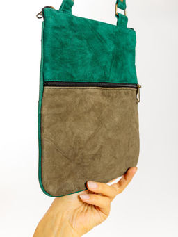 Сумка замшевая в ассортименте через плечо1107/58 - Ганг фото 3