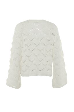 Vizon Ajurlu/Delikli Triko Kazak TWOAW22KZ1171 - Trendyolmilla фото 15