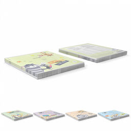 Цена за 10 шт. Тетрадь школьная ученическая ErichKrause Простоквашино, 12 листов, клетка (в плёнке по 10 шт.)_MIX-PACK  фото 9