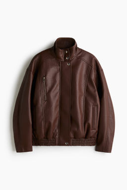 Cazadora oversize revestida