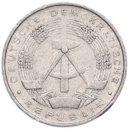 Монета 1 пфенниг 1961 года Восточная Германия (ГДР)