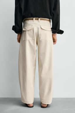 PANTAL?N BALLOON FIT / Crudo - Zara фото 3