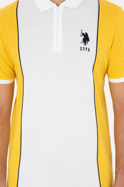 U. S. Polo Assn / Мужская шафрановая футболка - U.s. polo assn фото 6