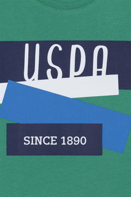 Детская зеленая футболка с круглым вырезом Неожиданная скидка в корзине - U.s. polo assn фото 6